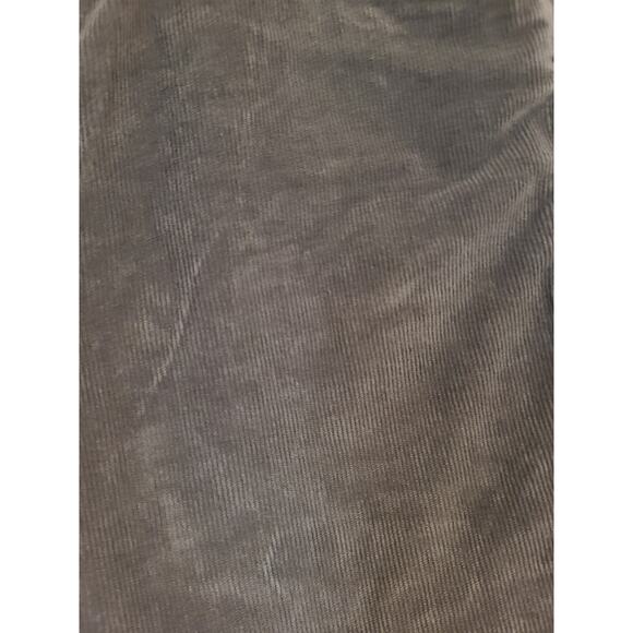 So size 3 juniors grey corduroy low rise flare leg jeans - Picture 2 of 9